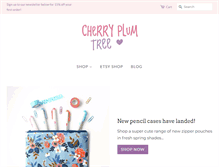 Tablet Screenshot of cherryplumtree.com